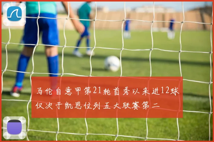 马伦自意甲第21轮首秀以来进12球仅次于凯恩位列五大联赛第二